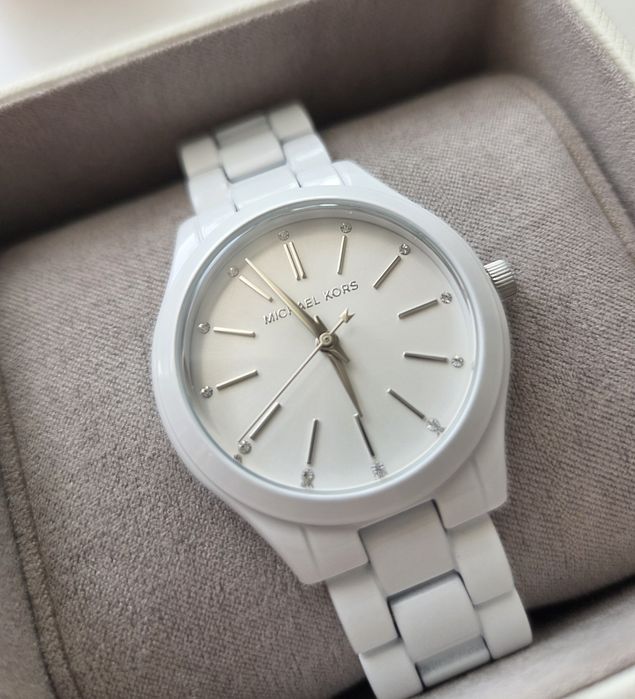Zegarek Damski Michael Kors Slim Runway White