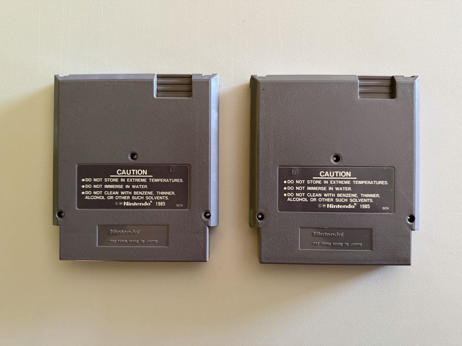 Zwstaw 2 gry Nintendo NES Super Mario Bros Jack Nicklaus Golf