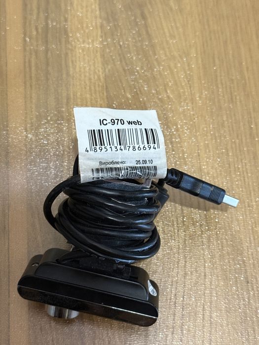 Бюджетна веб-камера SVEN IC-970 (USB) для ПК, Zoom, навчання