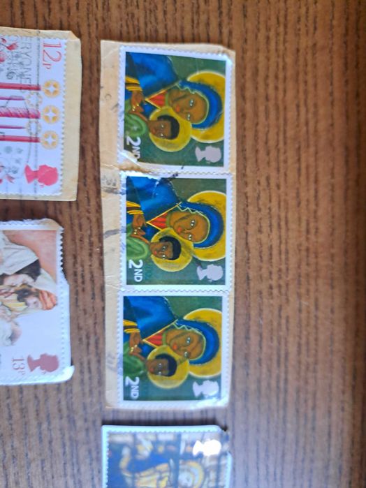 Марки гашені Великобританія Різдвяні