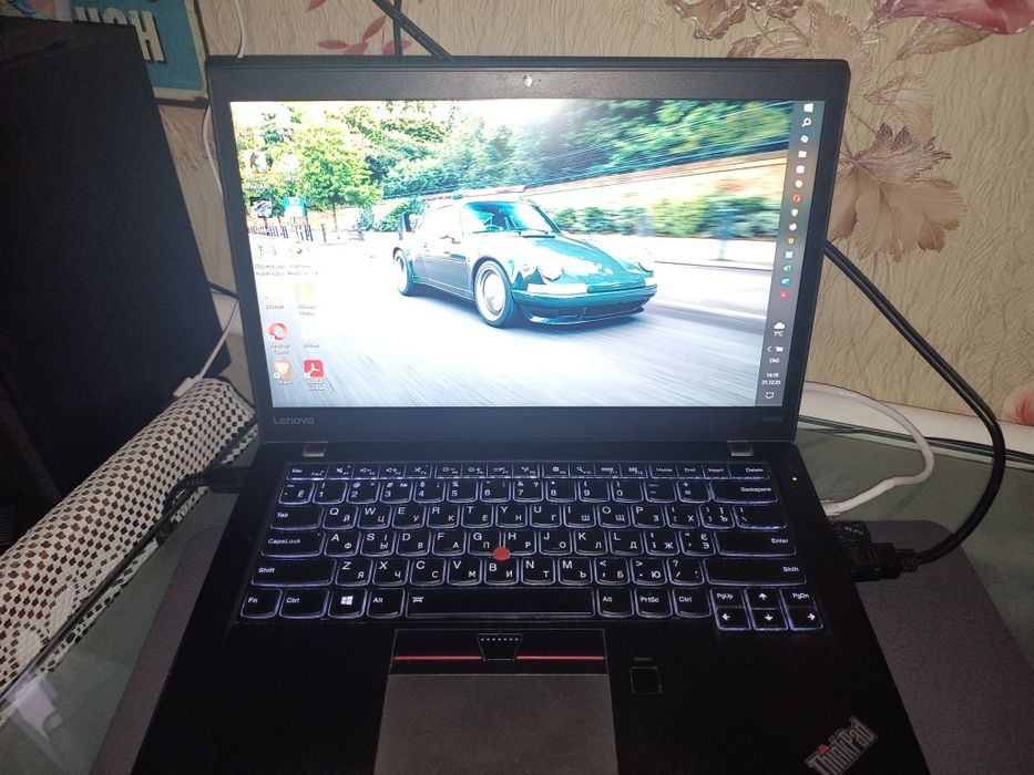 Ноутбук 14"IPS, І7-6600u, NVIDIA 930M 2GB, 256/16GB.