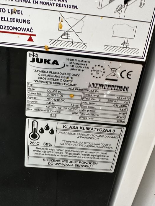 Promocja !!! Witryny chlodnicze Juka Dolce