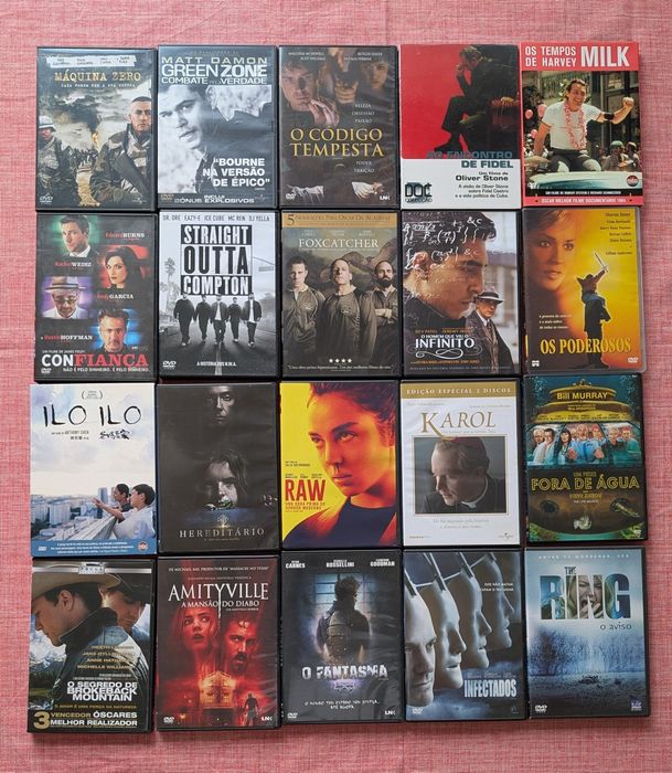Vários filmes em dvd