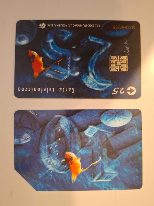 Karty telefoniczne pojedyncze puzzle kolekcje