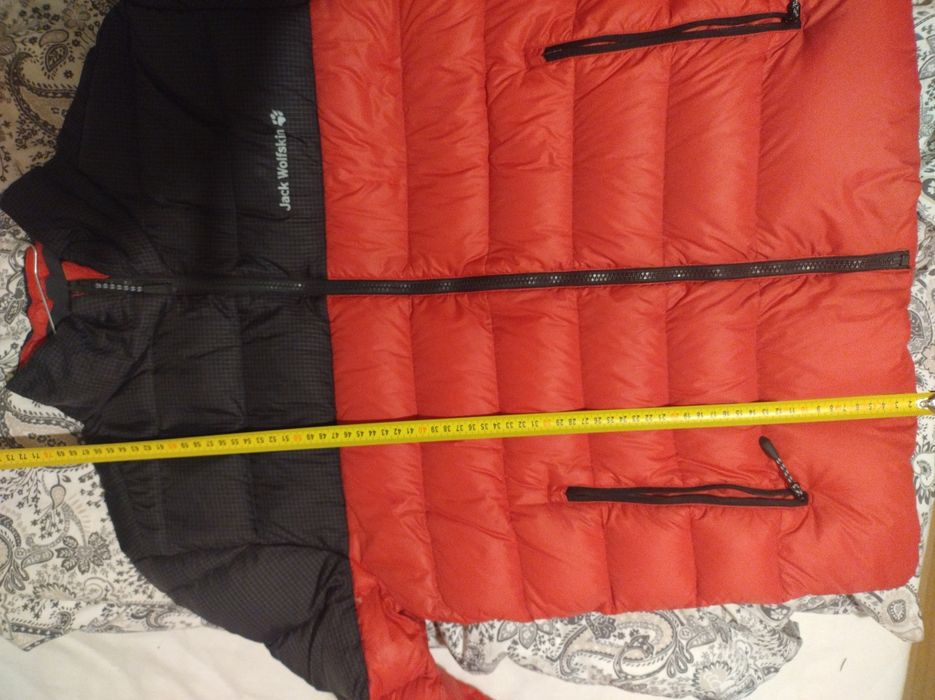 Kurtka Jack Wolfskin pierze wypełnienie puch