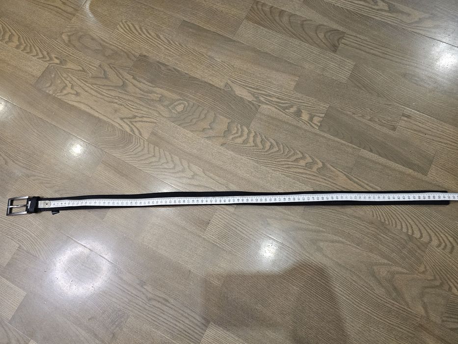 Пасок шкіряний DKNY чорний ремень пояс