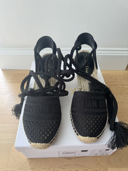 Босоніжки еспадрильї Dior 38 p. Оригінал повний комплект