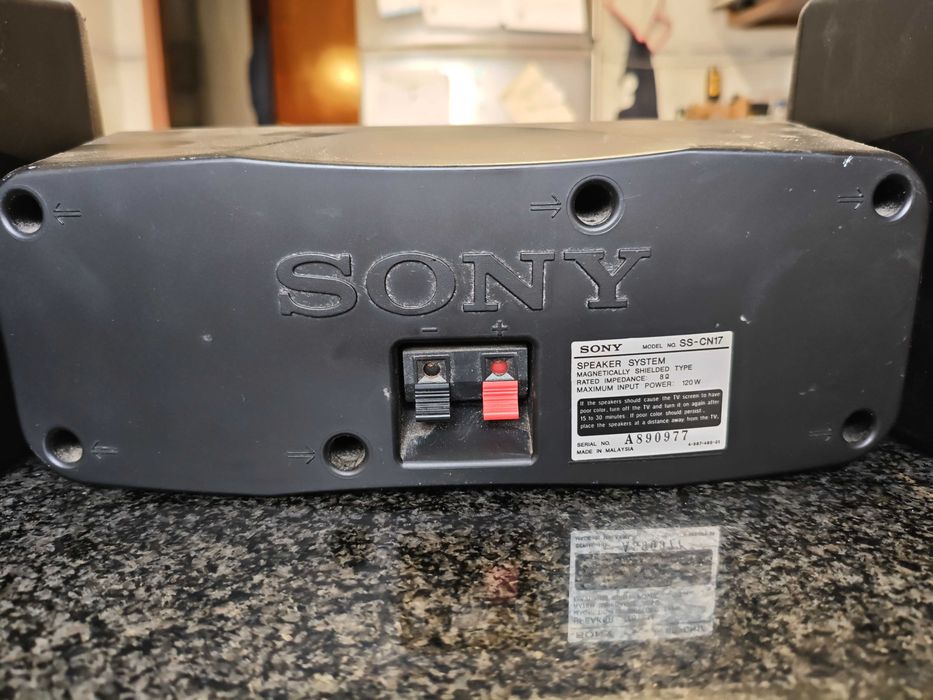 Conjunto Colunas Sony 120 watts