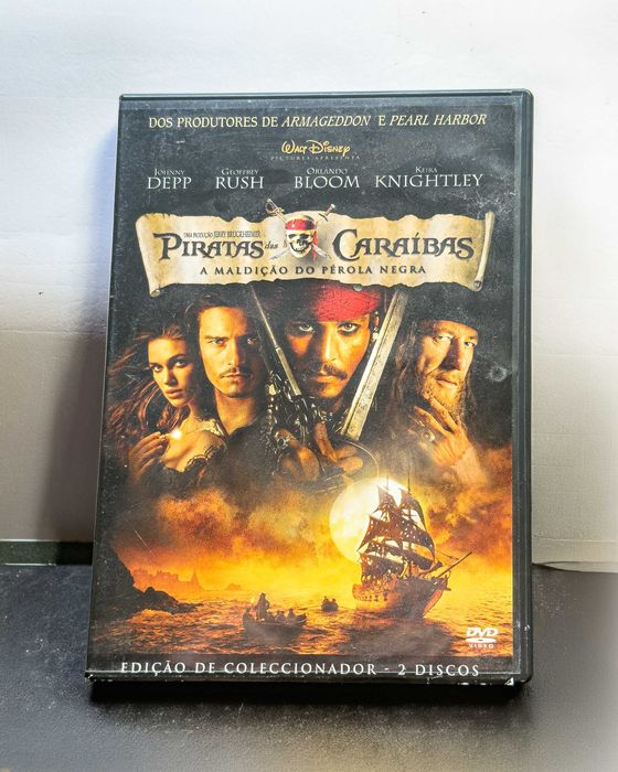 Piratas das Caraíbas: A Maldição do Pérola Negra · DVD · Johnny Depp