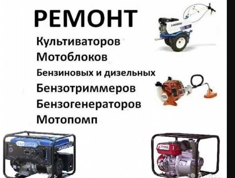 Ремонт мотоблоків,мототехніки та зарядн. станцій. Безкошт. діагностика