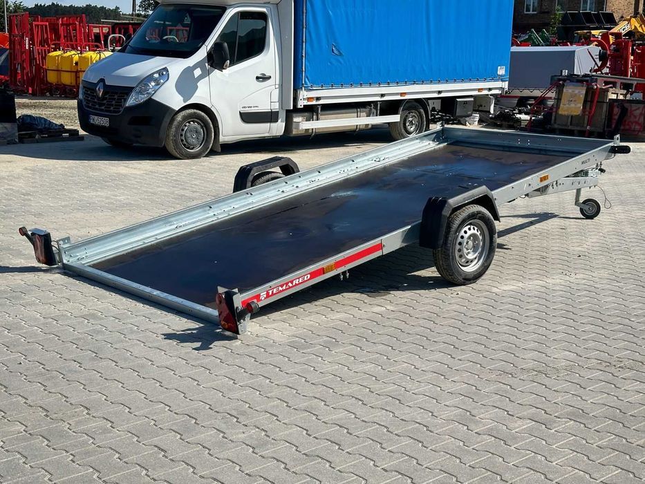 Przyczepa platforma 401x184 cm TEMARED Multitransporter 4018 dmc 750kg