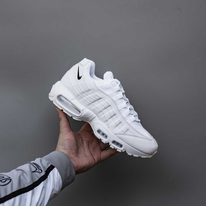 Кросівки Nike Air Max 95 White premium | Кроссовки Найк чоловічі