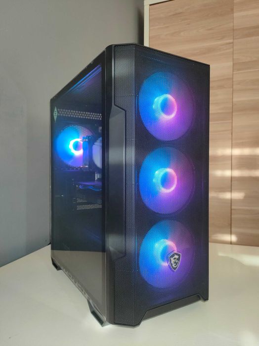 Gwarancia! Computer RTX 4060 3 VENTUS, i5 - 10400 + Monitor ACER 24"