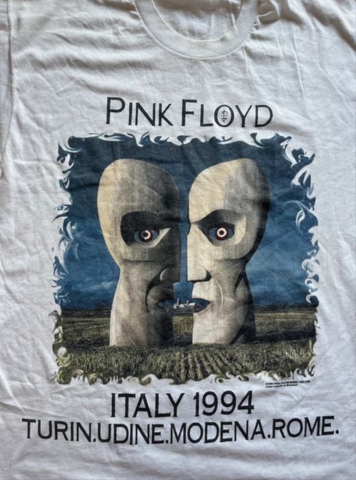 T-Shirt Vintage Pink Floyd 1994 Tour Italia