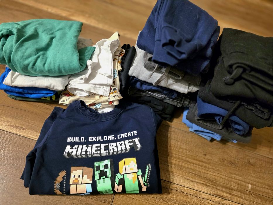 Zestaw ubrań dla chłopca 110-116 Reserved Minecraft, Pokémon