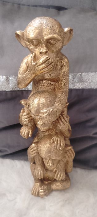Mauro Ferretti figurka dekoracyjna małpka wieża