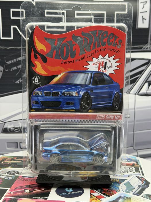 Hot Wheels - RLC - 2006 BMW M3 (Blue) - BOX 23