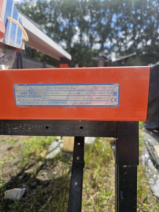 Przecinarka do Płytek gresu Norton Clipper TR232L