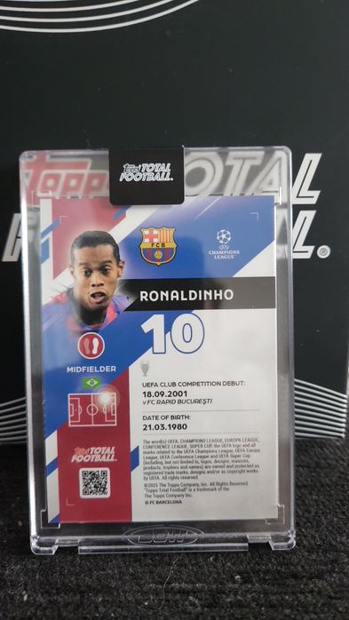 Carta Vibrant Velocity de Ronaldinho 7/75
