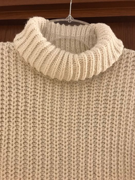 H&M gruba kamizelka bezrękawnik z wełna S/M