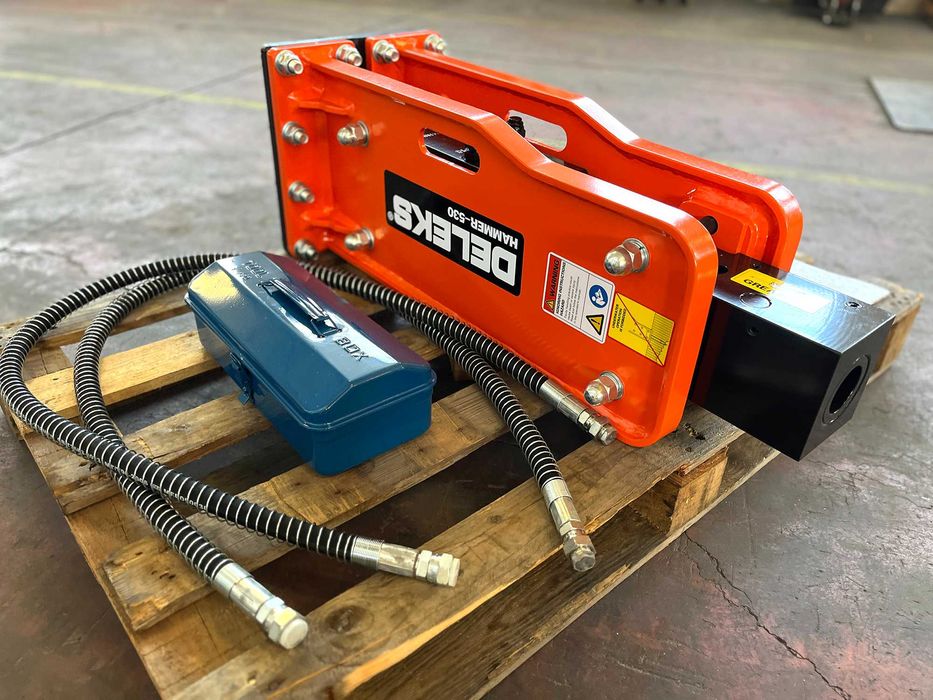 Martelo Hidr. p/Escavadores 2.5-5T HAMMER-530-2 Ponteiras ENVIO GRATIS