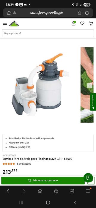 Piscina bestway 2,74x5,49x1,22