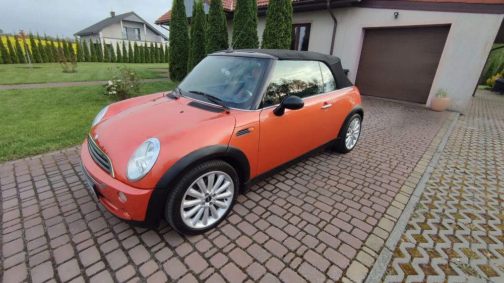 MINI ONE Mini R52 1.6 Benzyna Cabrio Klima Zarejestrowany Bardzo Ładny