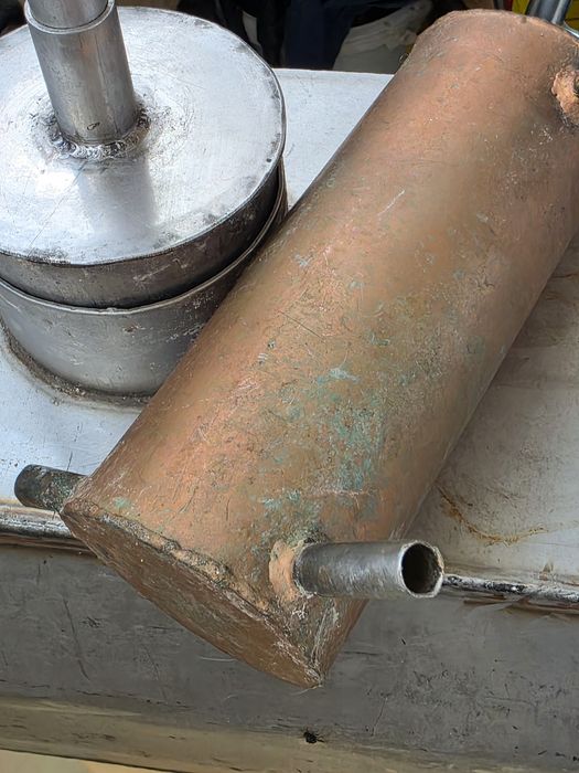 Дистилятор мідь Бак  нержавіюча сталь