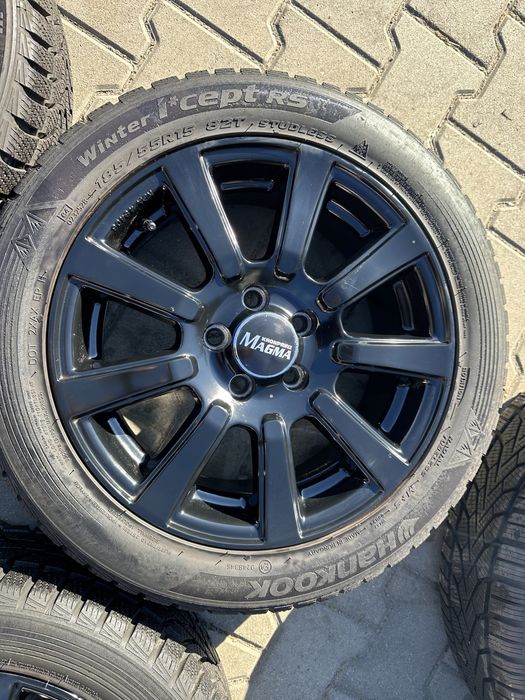 6jx15 et35 5x100 czarne vw seat audi