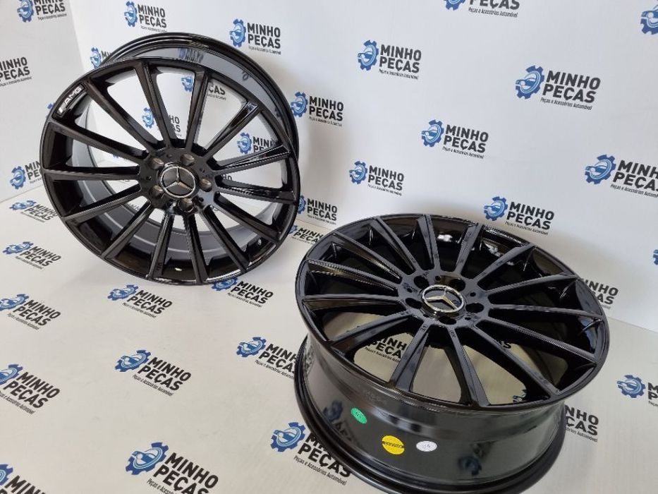 Jantes Mercedes (C63) AMG Turbine em 19 Preto Brilho