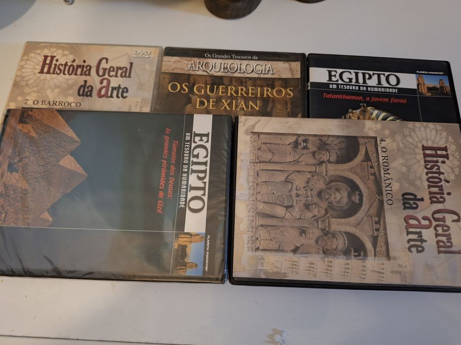 Coleção 30 dvds do egipto