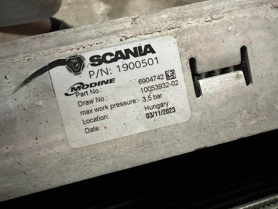 Intercooler Scania