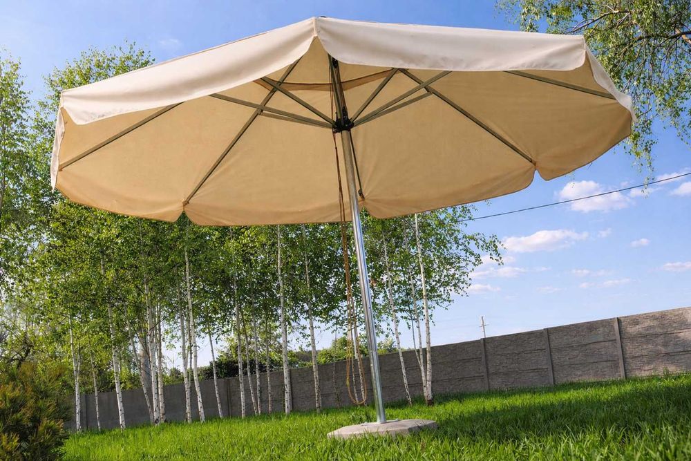 Parasol Ogrodowy Duzy PRODUCENT 3m 3,5m 4m 4,5m POLSKI PRODUKT
