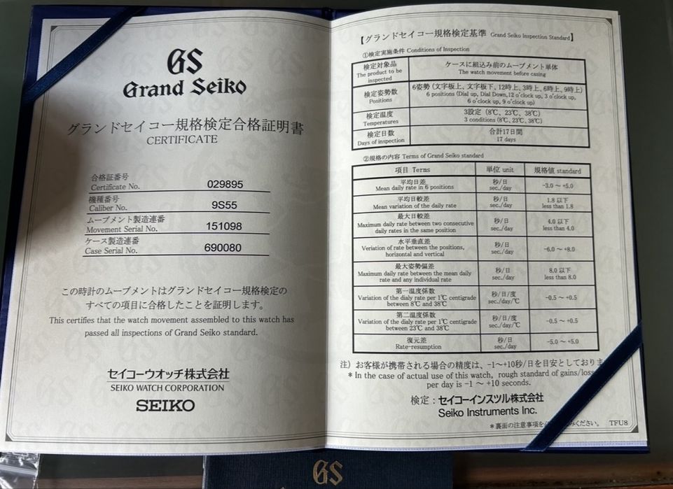 Grand Seiko SBGR023 automatico