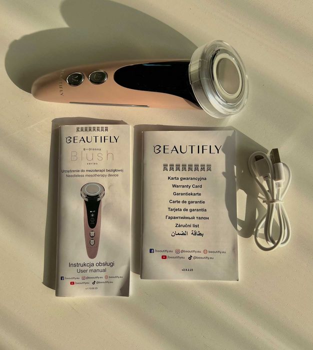 Beautifly b-glossy blush - urządzenie do mezoterapii bezigłowej