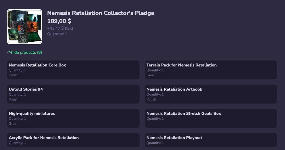 Nemesis Retaliation Gamefound