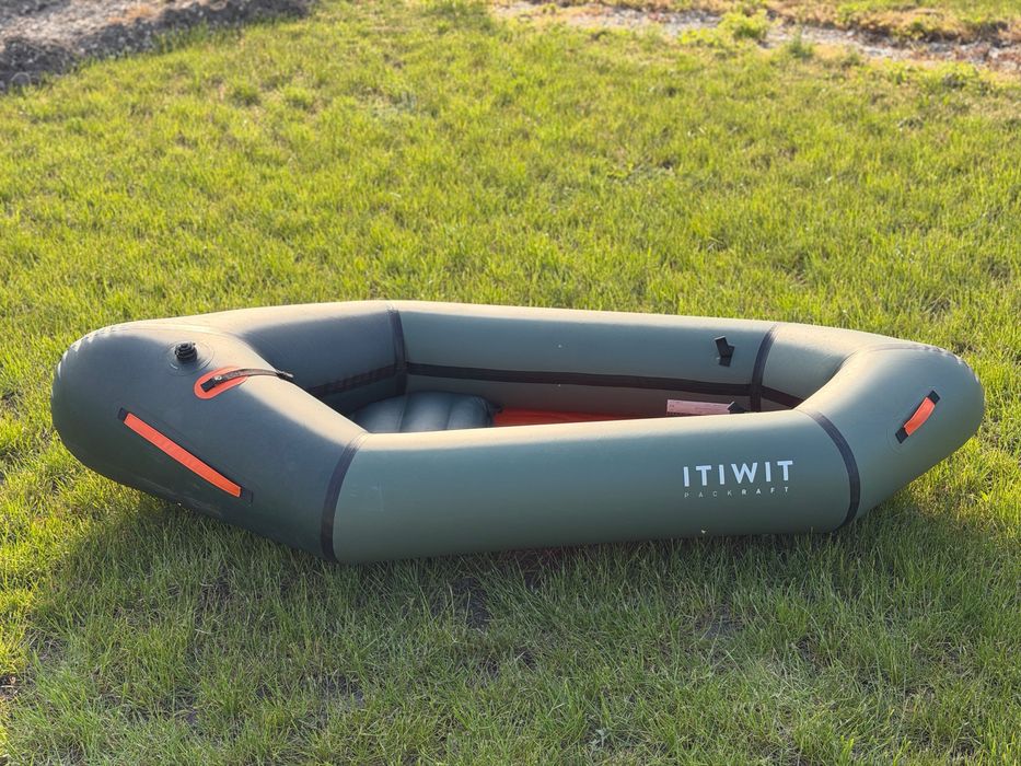 Packraft ponton kajak pneumatyczny TPU ITIWIT PR100 Decathlon + wiosło