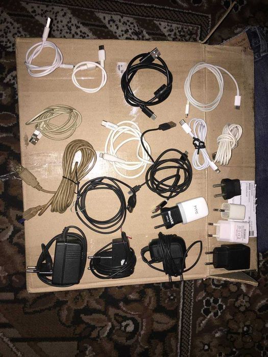 Зарядки шнуры блоки