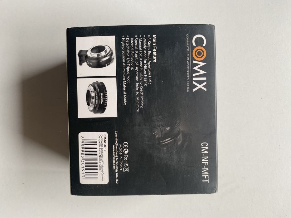 Adapter adaptador m43 Lumix Olympus to Nikon F - G