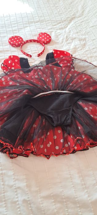 Minnie vestido carnaval 3-5 anos