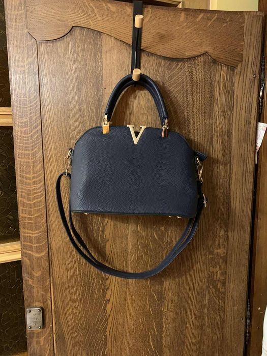 Torebka typu kuferek - złote zdobienie model V