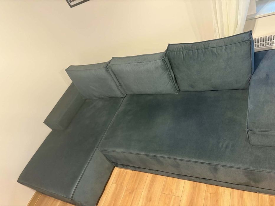 Narożnik AGATA 250x150 szmaragdowy