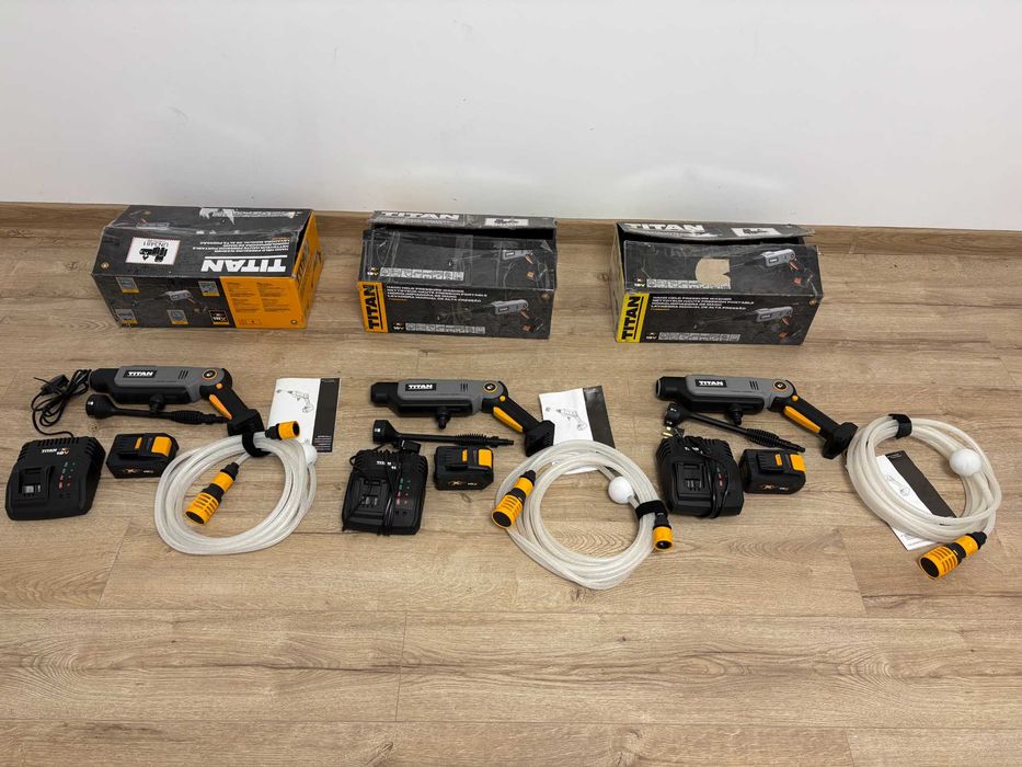 Мийка акумуляторна TITAN TTI855PRW, 22BAR /18V /1 акумулятор на 5.0 Aм/год. з Англії