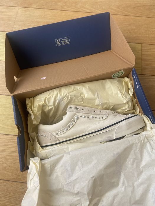 Vans Pearlized Marshmallow White (Tamanho 42,5)