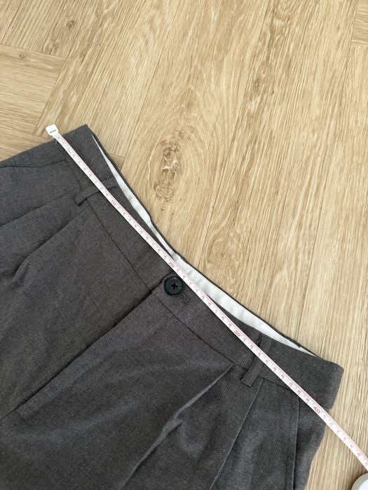 Szare spodnie XL bojowki eleganckie codzienne