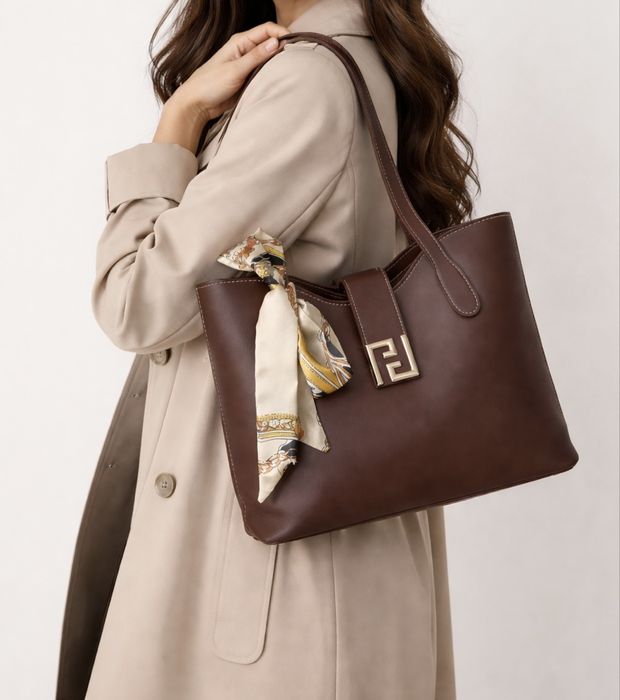 стильна сумка з хусткою