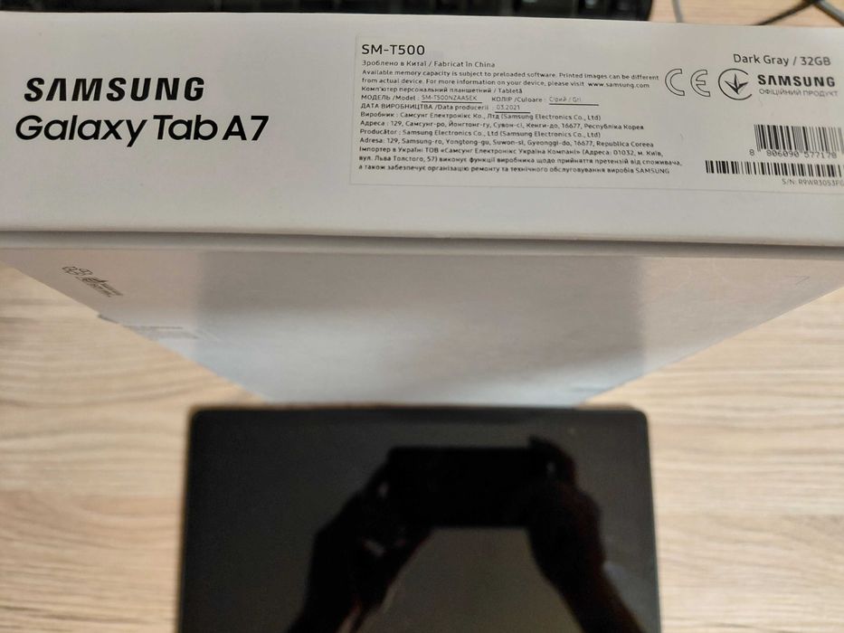 Планшет Samsung Tab A7 SM-T500, 10.4'', сірий