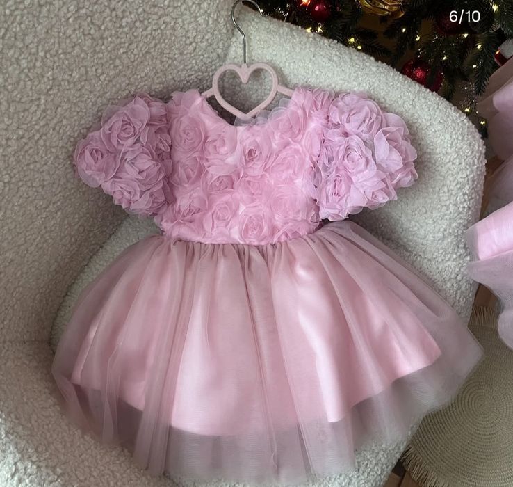 Платье с пинетками на годик