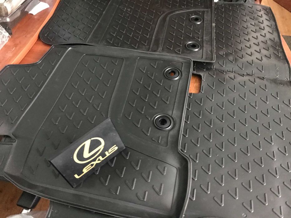 Новые! LEXUS LX-570\450D Оригинальные резиновые Коврики новые JAPAN