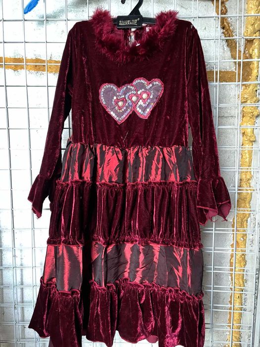 сукня дівоча платье  велюровое для девочки